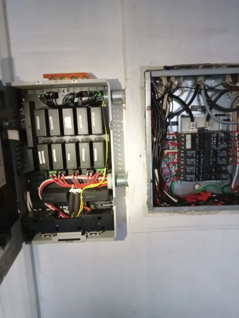 Electrical panel upgrade completed for Carbon Monoxide Detector Installation in Mahomet
